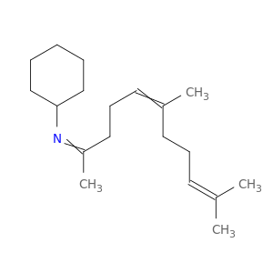 Cyclohexanamine, N-(1,5,9-trimethyl-4,8-decadienylidene)-