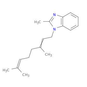 1H-Benzimidazole, 1-(3,7-dimethyl-2,6-octadienyl)-2-methyl-