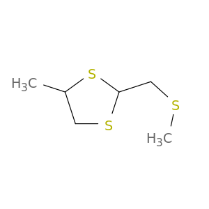 1,3-Dithiolane, 4-methyl-2-[(methylthio)methyl]-