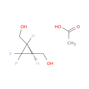 1,2-Cyclopropanedimethanol, 3,3-difluoro-, monoacetate, (1S,2S)-