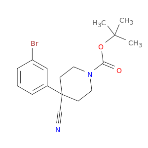 4-(3-溴苯基)-4-氰基-1-哌啶羧酸叔丁酯