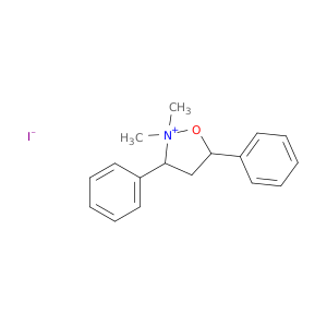 Isoxazolidinium, 2,2-dimethyl-3,5-diphenyl-, iodide