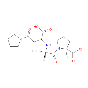 L-Proline, 1-[N-[1-carboxy-3-oxo-3-(1-pyrrolidinyl)propyl]alanyl]-, (S)-