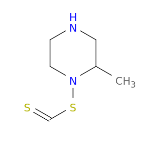 Methane(dithioic) acid,2-methyl-1-piperazinyl ester