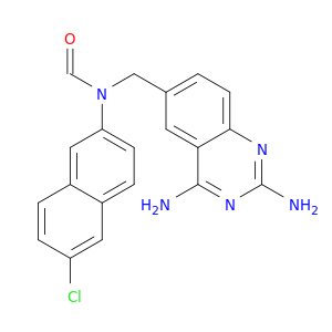 N-(6-CHLORONAPHTHALEN-2-YL)-N-[(2,4-DIAMINOQUINAZOLIN-6-YL)METHYL]FORMAMIDE