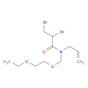 Propanamide, 2,3-dibromo-N-[(2-ethoxyethoxy)methyl]-N-2-propenyl-