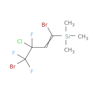 Silane, (1,4-dibromo-3-chloro-3,4,4-trifluoro-1-butenyl)trimethyl-