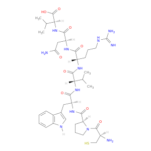 L-Valine, L-cysteinyl-L-prolyl-L-tryptophyl-L-valyl-L-arginyl-L-asparaginyl-