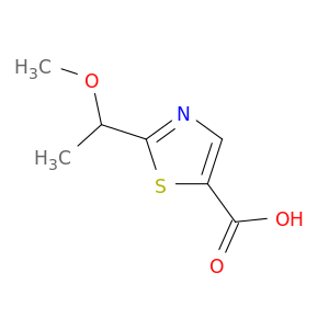 2-(1-methoxyethyl)-1,3-thiazole-5-carboxylic acid