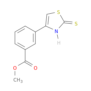 Benzoic acid, 3-(2,3-dihydro-2-thioxo-4-thiazolyl)-, methyl ester