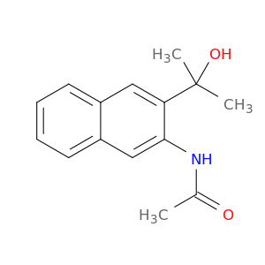 Acetamide, N-[3-(1-hydroxy-1-methylethyl)-2-naphthalenyl]-