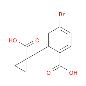 4-Bromo-2-(1-carboxycyclopropyl)benzoic acid