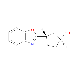 Cyclopentanol, 3-(2-benzoxazolyl)-, (1S,3S)-