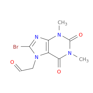 7H-Purine-7-acetaldehyde,8-bromo-1,2,3,6-tetrahydro-1,3-dimethyl-2,6-dioxo-