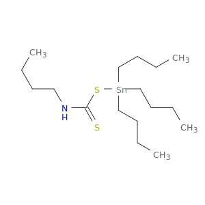 Stannane, tributyl[[(butylamino)thioxomethyl]thio]-