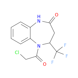 5-(2-Chloroacetyl)-4-(trifluoromethyl)-2,3,4,5-tetrahydro-1H-1,5-benzodiazepin-2-one