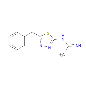 Ethanimidamide, N-[5-(phenylmethyl)-1,3,4-thiadiazol-2-yl]-