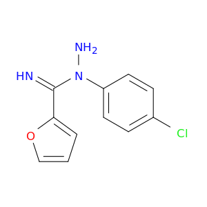 2-Furancarboximidic acid, N-(4-chlorophenyl)-, hydrazide
