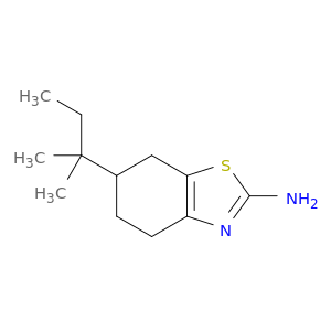 6-(2-methylbutan-2-yl)-4,5,6,7-tetrahydro-1,3-benzothiazol-2-amine