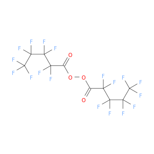 Peroxide, bis(2,2,3,3,4,4,5,5,5-nonafluoro-1-oxopentyl)