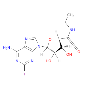 2-Iodo-5'-ethylcarboxamido Adenosine