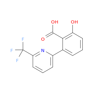 Benzoic acid, 2-hydroxy-6-[6-(trifluoromethyl)-2-pyridinyl]-