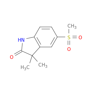 2H-Indol-2-one, 1,3-dihydro-3,3-dimethyl-5-(methylsulfonyl)-