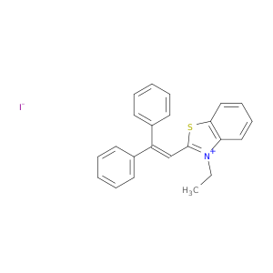 Benzothiazolium, 2-(2,2-diphenylethenyl)-3-ethyl-, iodide