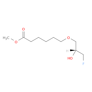 Hexanoic acid, 6-[(2R)-3-fluoro-2-hydroxypropoxy]-, methyl ester