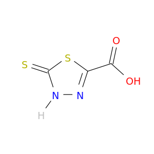 1,3,4-Thiadiazole-2-carboxylic acid, 4,5-dihydro-5-thioxo-