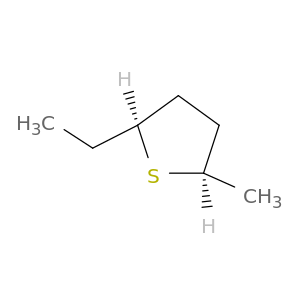 Thiophene, 2-ethyltetrahydro-5-methyl-, cis-
