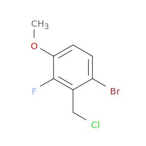 1-Bromo-2-(chloromethyl)-3-fluoro-4-methoxybenzene