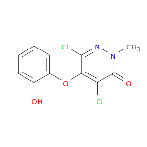 3(2H)-Pyridazinone, 4,6-dichloro-5-(2-hydroxyphenoxy)-2-methyl-