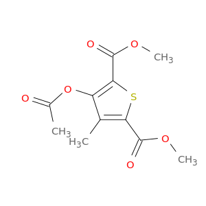 2,5-Thiophenedicarboxylic acid, 3-(acetyloxy)-4-methyl-, dimethyl ester