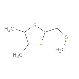 1,3-Dithiolane, 4,5-dimethyl-2-[(methylthio)methyl]-