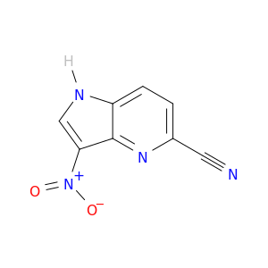 3-硝基-1H-Pyrrolo[3,2-B]吡啶-5-碳腈