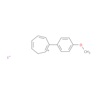 Cycloheptatrienylium, (4-methoxyphenyl)-, iodide
