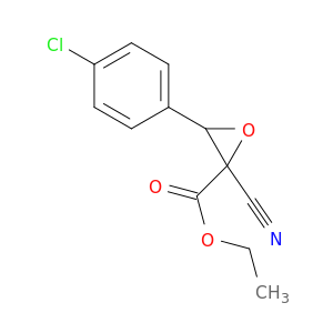 Oxiranecarboxylic acid, 3-(4-chlorophenyl)-2-cyano-, ethyl ester