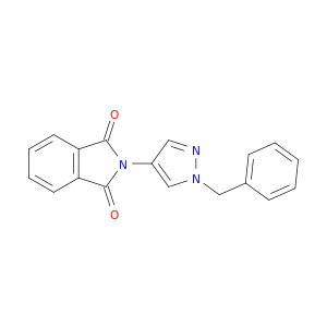 2-(1-benzyl-1H-pyrazol-4-yl)-2,3-dihydro-1H-isoindole-1,3-dione