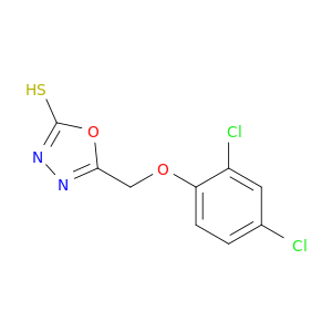 5-((2,4-Dichlorophenoxy)methyl)-1,3,4-oxadiazole-2-thiol