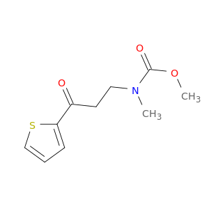 Carbamic acid, methyl[3-oxo-3-(2-thienyl)propyl]-, methyl ester