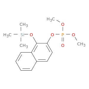 Phosphoric acid, dimethyl 1-[(trimethylsilyl)oxy]-2-naphthalenyl ester