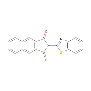 1H-Benz[f]indene-1,3(2H)-dione, 2-(2-benzothiazolyl)-