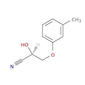 Propanenitrile, 2-hydroxy-3-(3-methylphenoxy)-, (R)-