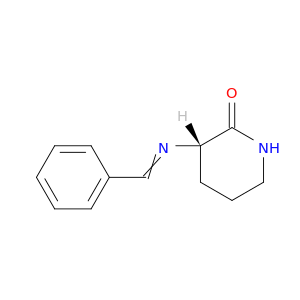 2-Piperidinone, 3-[(phenylmethylene)amino]-, (3S)-