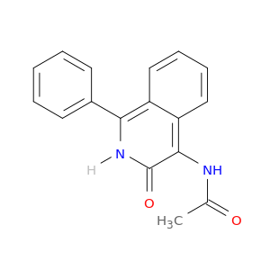 Acetamide, N-(2,3-dihydro-3-oxo-1-phenyl-4-isoquinolinyl)-