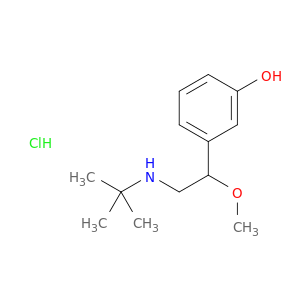 Phenol, 3-[2-[(1,1-dimethylethyl)amino]-1-methoxyethyl]-, hydrochloride