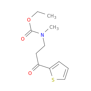 Carbamic acid, methyl[3-oxo-3-(2-thienyl)propyl]-, ethyl ester