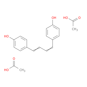 Phenol, 4,4'-(1,3-butadiene-1,4-diyl)bis-, diacetate