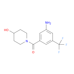 Methanone, [3-amino-5-(trifluoromethyl)phenyl](4-hydroxy-1-piperidinyl)-